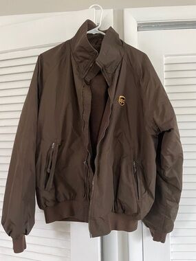 Men's Brown Work Bomber Jacket